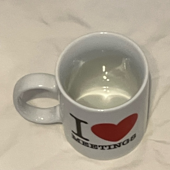 I Love Meetings Mug Ceramic Mug - Picture 5 of 16